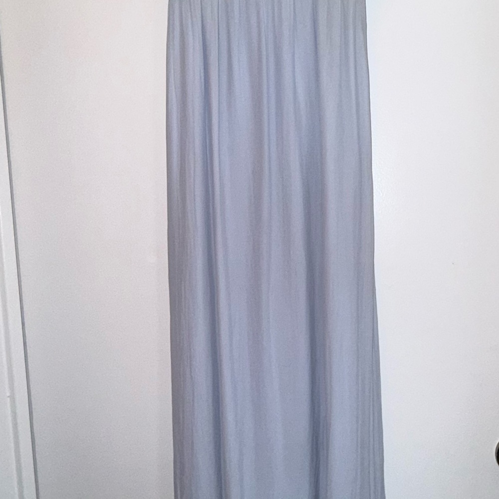 Bershka Light Gray Maxi Skirt